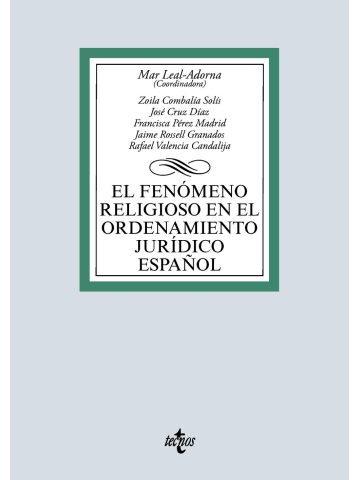 Imagen de portada del libro El fenómeno religioso en el ordenamiento jurídico español