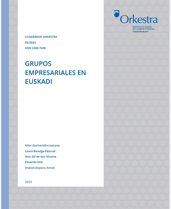 Imagen de portada del libro Grupos empresariales en Euskadi