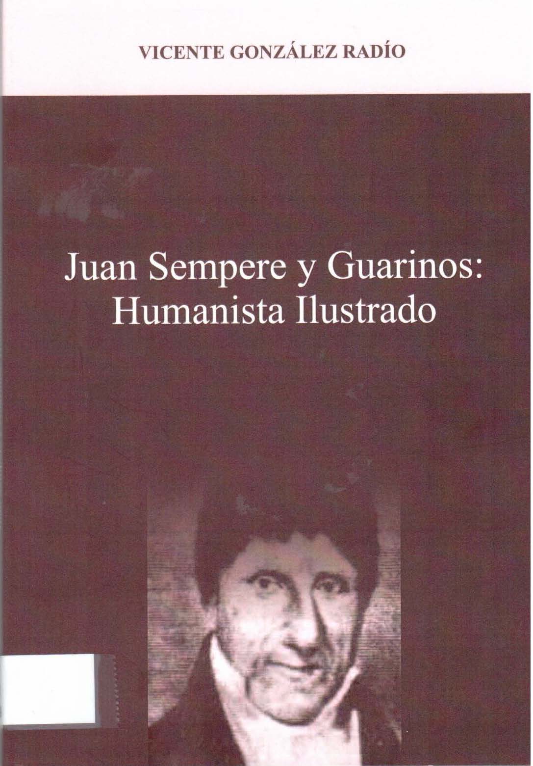 Imagen de portada del libro Juan Sempere y Guarinos
