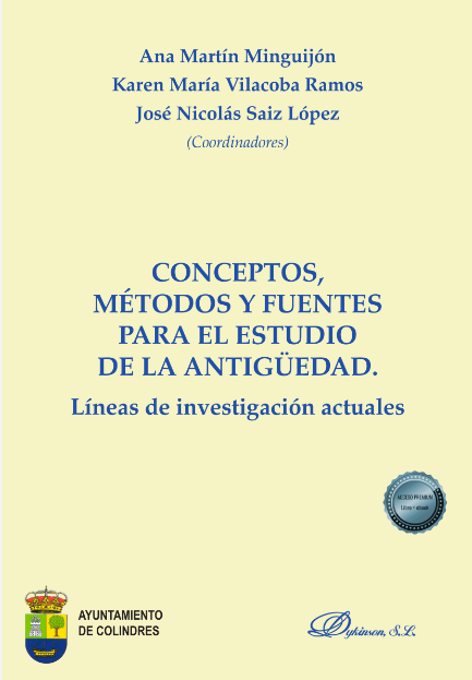 Imagen de portada del libro Conceptos, métodos y fuentes para el estudio de la antigüedad