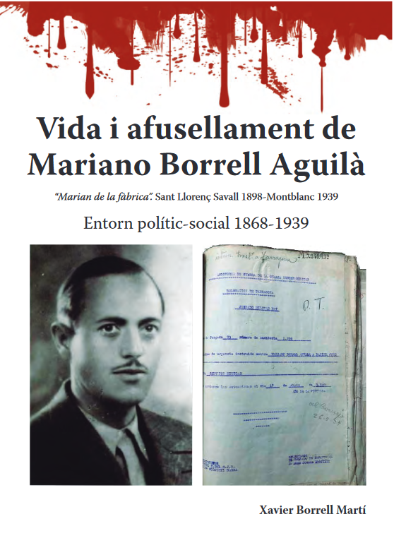 Imagen de portada del libro Vida i afusellament de Mariano Borrell Aguilà