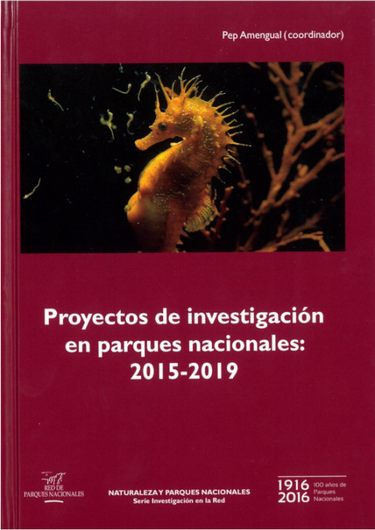 Imagen de portada del libro Proyectos de investigación en parques nacionales : 2015-2019