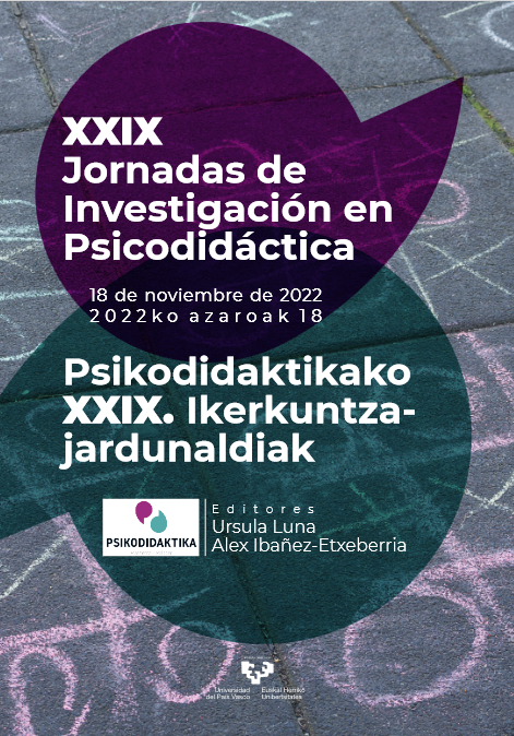 Imagen de portada del libro XXIX Jornadas de Investigación en Psicodidáctica