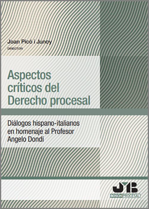 Imagen de portada del libro Aspectos críticos del Derecho Procesal