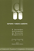 Imagen de portada del libro Deporte y medio ambiente : A Coruña, 1-2 de noviembre, 2000