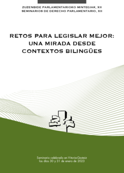Imagen de portada del libro Retos para legislar mejor : una mirada desde contextos bilingües