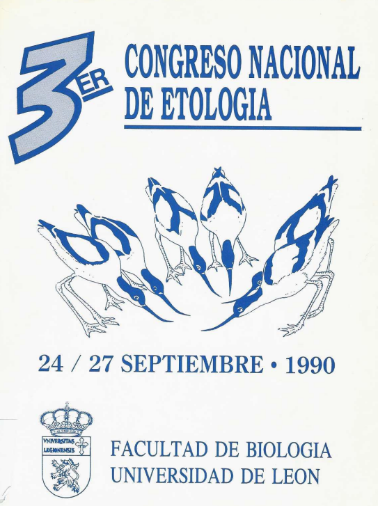 Imagen de portada del libro 3er. Congreso Nacional de Etología