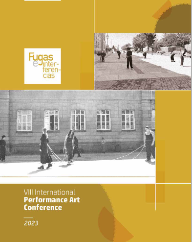 Imagen de portada del libro Fugas e Interferencias VIII International Performance Art Conference 2023