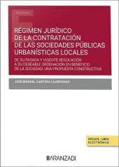 Imagen de portada del libro Régimen jurídico de la contratación de las sociedades públicas urbanísticas locales