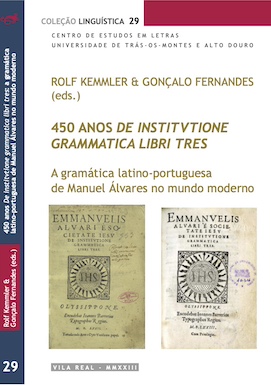 Imagen de portada del libro 450 anos "De institvtione grammatica libri tres"