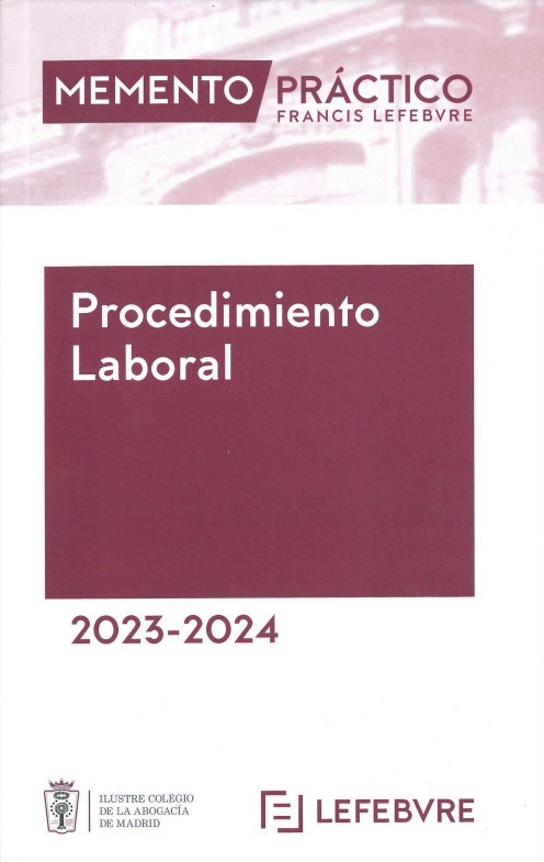 Imagen de portada del libro Procedimiento Laboral 2023-2024