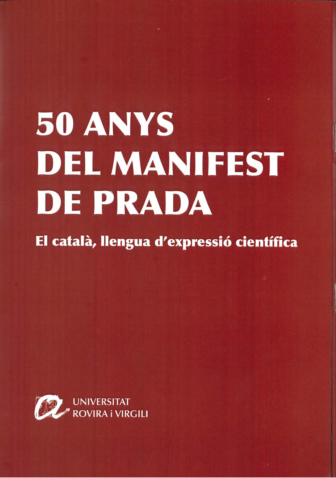 Imagen de portada del libro 50 anys del manifest de Prada
