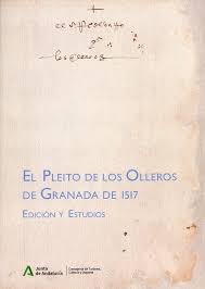 Imagen de portada del libro El pleito de los olleros de Granada de 1517