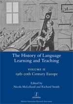 Imagen de portada del libro The History of language learning and teaching. Vol II, 19th-20th Century Europe