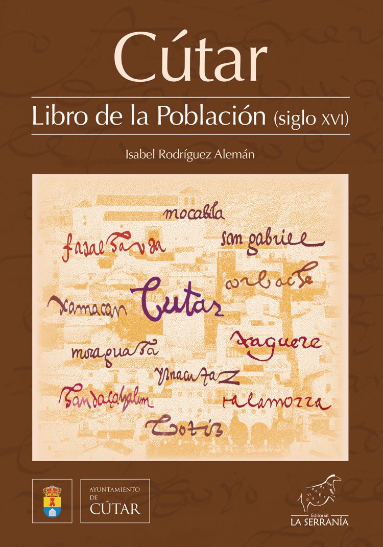 Imagen de portada del libro Cútar. Libro de la Población (siglo XVI)