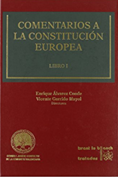 Imagen de portada del libro Comentarios a la Constitución Europea