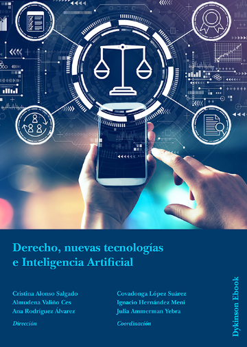 Imagen de portada del libro Derecho, nuevas tecnologías e Inteligencia Artificial