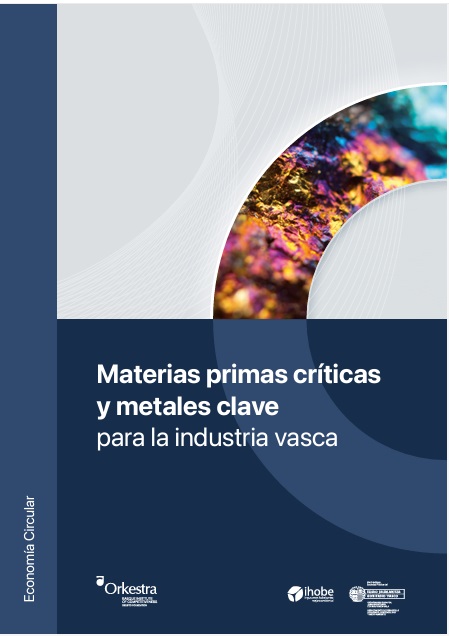 Imagen de portada del libro Materias primas críticas y metales clave para la industria vasca