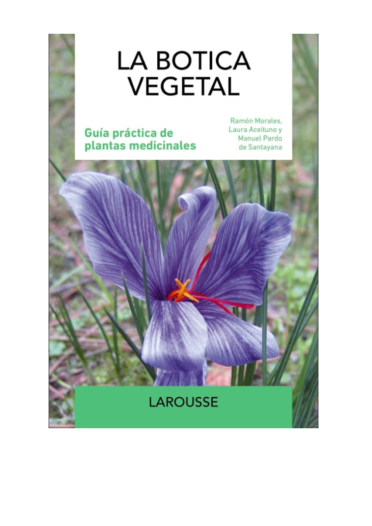 Imagen de portada del libro La botica vegetal