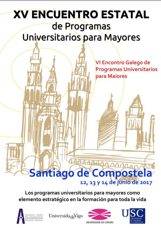 Imagen de portada del libro XV Encuentro Estatal de Programas Universitarios para Mayores y VI Encontro Galego de Programas Universitarios para Maiores