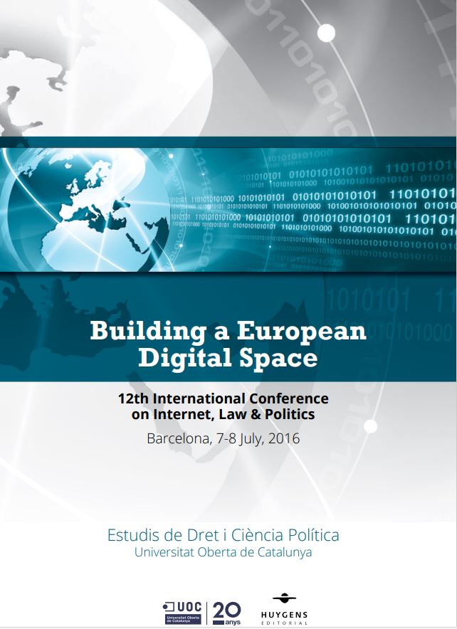Imagen de portada del libro Building a European digital space