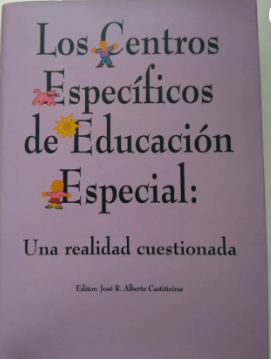 Imagen de portada del libro Los centros específicos de educación especial