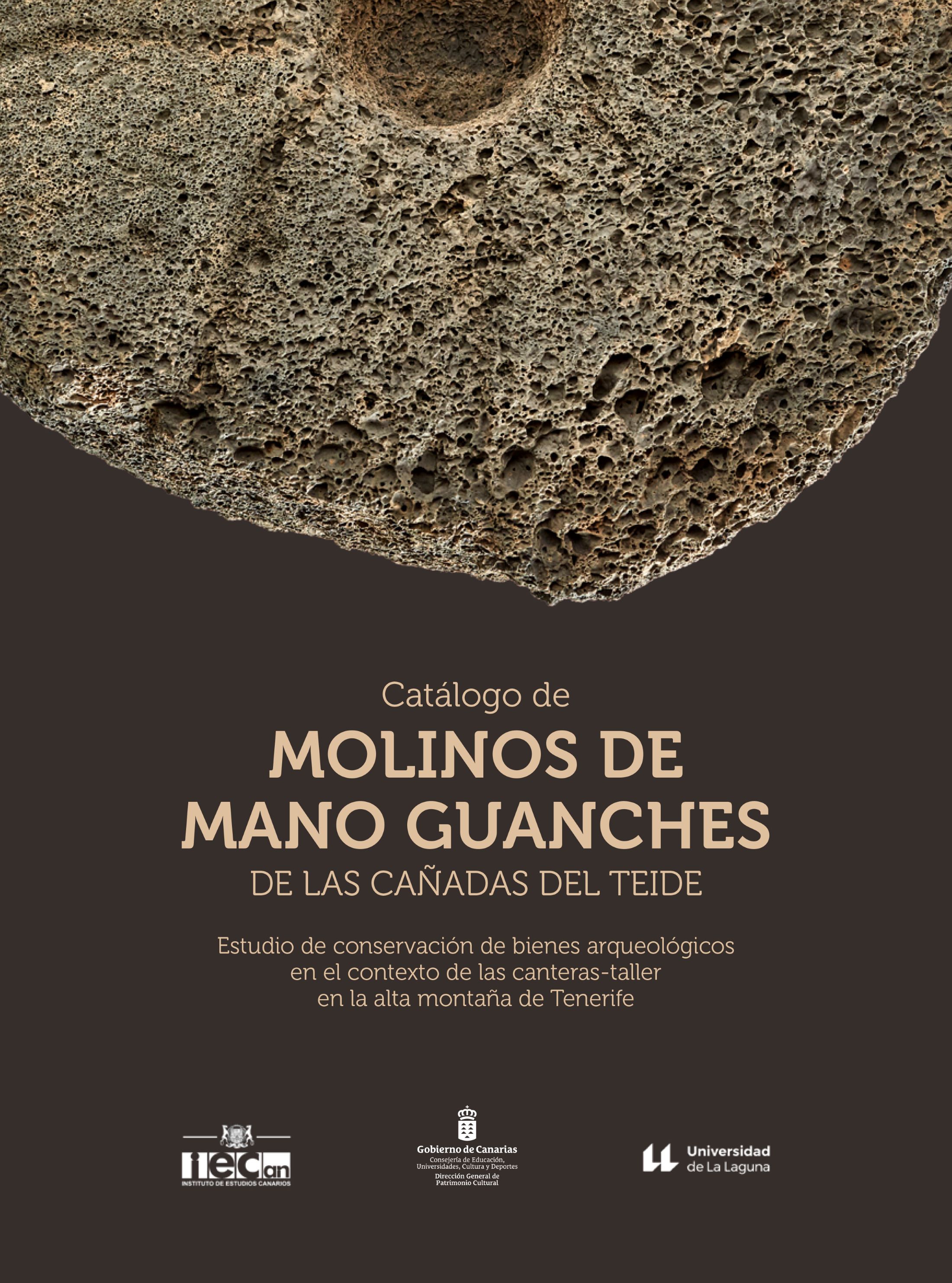 Imagen de portada del libro Catálogo de molinos de mano guanches de las Cañadas del Teide