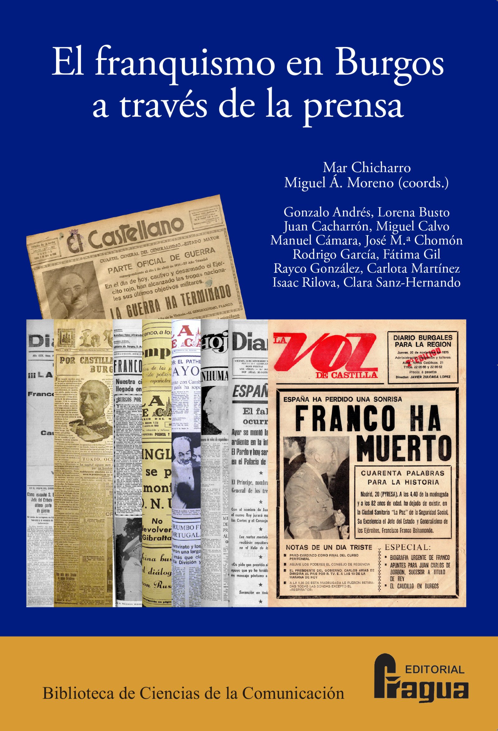 Imagen de portada del libro El franquismo en Burgos a través de la prensa