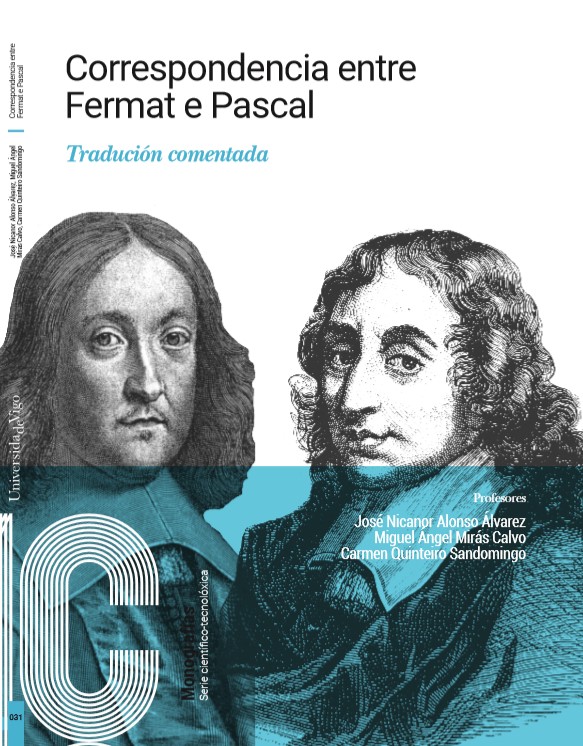 Imagen de portada del libro Correspondencia entre Fermat e Pascal