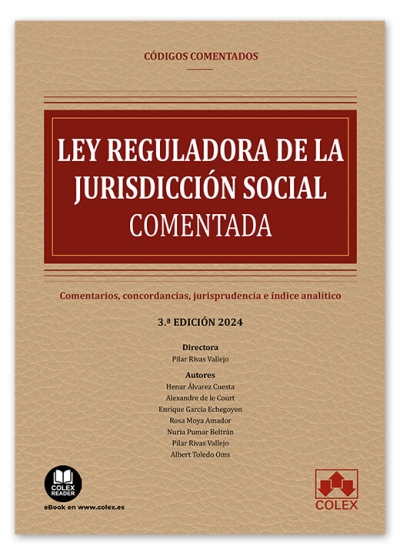Imagen de portada del libro Ley reguladora de la jurisdicción social