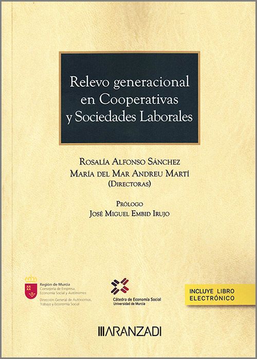 Imagen de portada del libro Relevo generacional en cooperativas y sociedades laborales