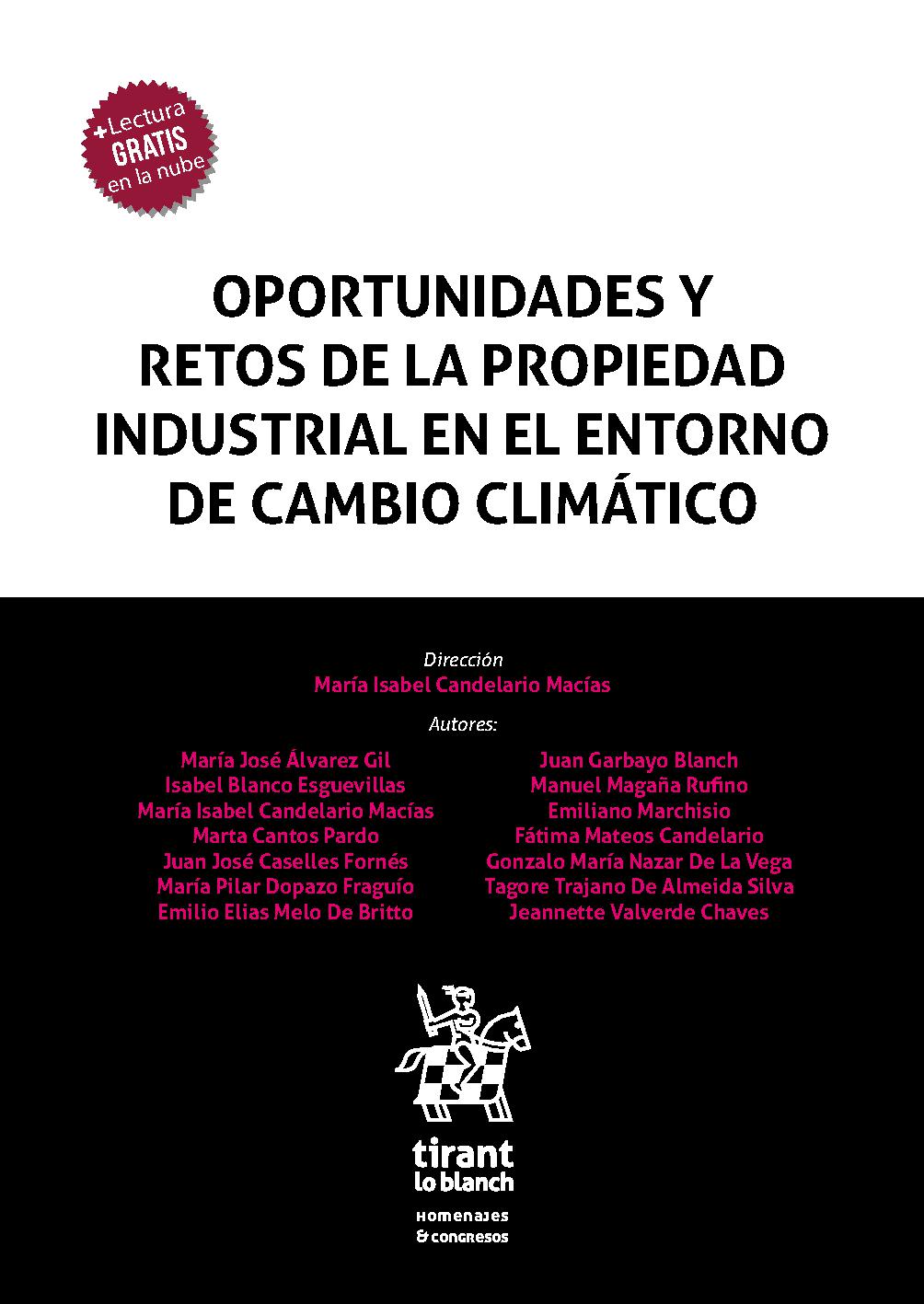 Imagen de portada del libro Oportunidades y retos de la Propiedad Industrial en el entorno de cambio climático