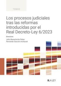 Imagen de portada del libro Los procesos judiciales tras las reformas introducidas por el Real Decreto-Ley 6/2023