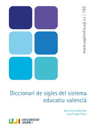 Imagen de portada del libro Diccionari de sigles del sistema educatiu valencià