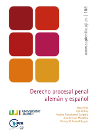 Imagen de portada del libro Derecho procesal penal alemán y español