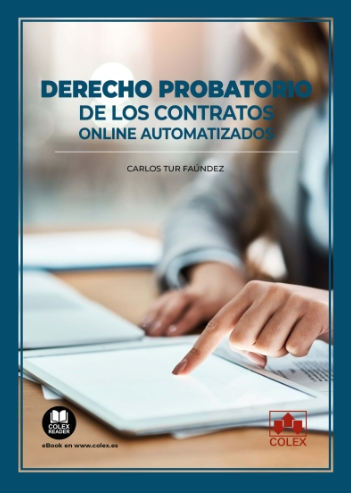 Imagen de portada del libro Derecho probatorio de los contratos online automatizados