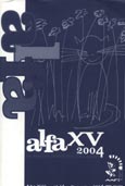 Imagen de portada de la revista Alfa