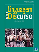 Imagen de portada de la revista Linguagem em (Dis)curso