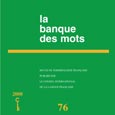 Imagen de portada de la revista La Banque des mots