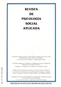 Imagen de portada de la revista Revista de psicología social aplicada