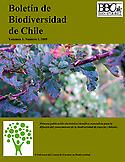 Imagen de portada de la revista Boletín de Biodiversidad de Chile