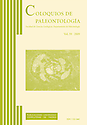 Imagen de portada de la revista Coloquios de Paleontología