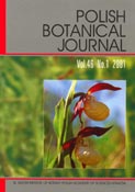 Imagen de portada de la revista Polish botanical journal