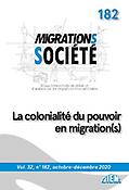 Imagen de portada de la revista Migrations Société