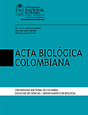 Imagen de portada de la revista Acta biológica colombiana