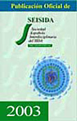 Imagen de portada de la revista Publicación oficial de la Sociedad Española Interdisciplinaria del SIDA