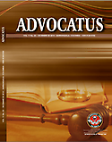Imagen de portada de la revista Advocatus