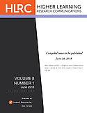 Imagen de portada de la revista Higher learning research communications