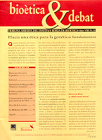 Imagen de portada de la revista Bioètica & debat