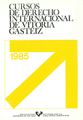 Imagen de portada de la revista Cursos de derecho internacional de Vitoria-Gasteiz = Vitoria-Gasteizko nazioarteko zuzenbide ikastaroak